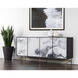 Cordero 68 X 17.75 inch Black / Antique Brass Sideboard